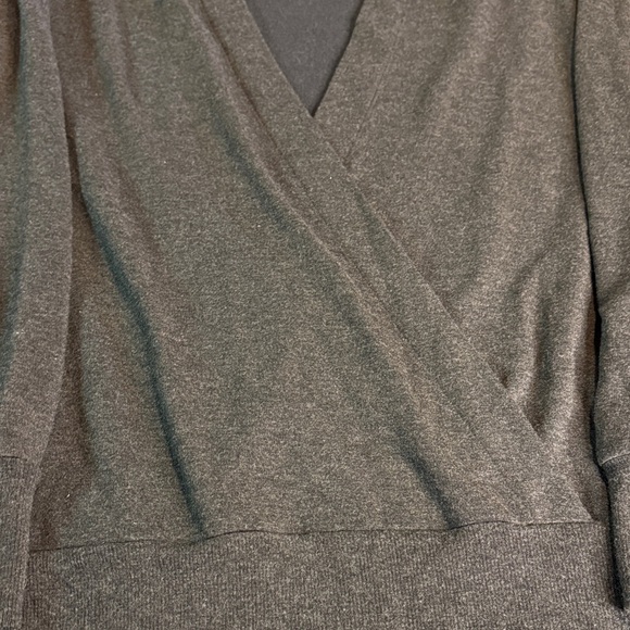 Athleta Brown Wrap Top - Picture 3 of 4